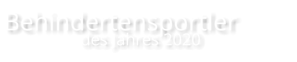 Behindertensportler                   des Jahres 2020
