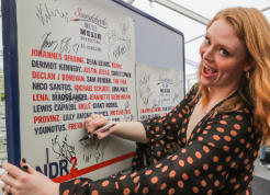 Freya Ridings beim Soundcheck Festival in Göttingen