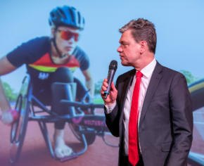 Preisverleihung zum Behindertensportler*in des Jahres.